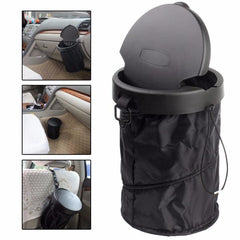 Mini Auto Car Vehicle Trash Rubbish Can Garbage Dust Case Holder Box Bin