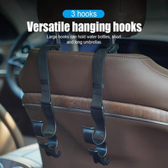 2pcs Car Seat Backrest Hooks Adjustable Back Seat Organizer Headrest Hanging Hoo