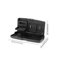 Car Headrest Seat Back Organizer Cup Holder Food Tray Universal
