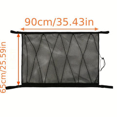 Car Roof Storage Net Double Layer Mesh Cargo Net Pocket SUV Accessories