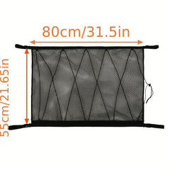 Car Roof Storage Net Double Layer Mesh Cargo Net Pocket SUV Accessories