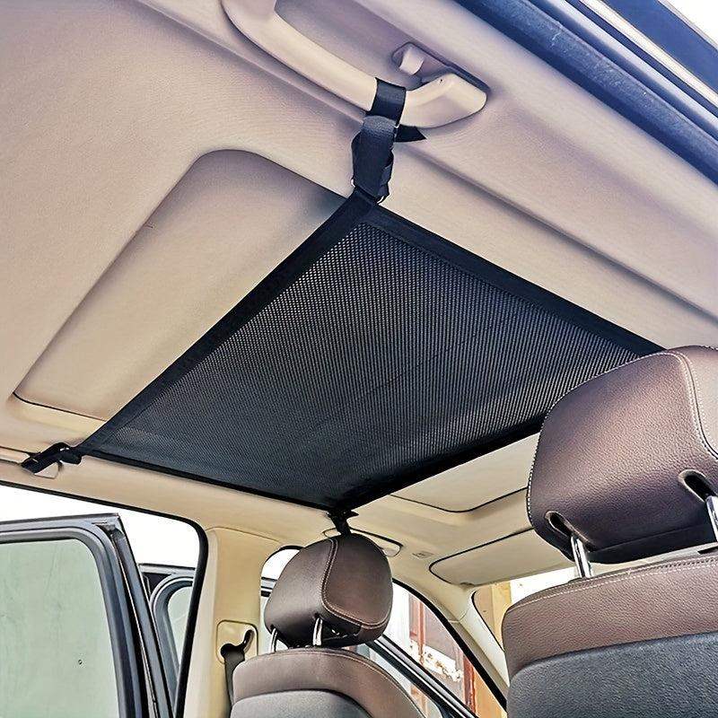 Car Roof Storage Net Double Layer Mesh Cargo Net Pocket SUV Accessories