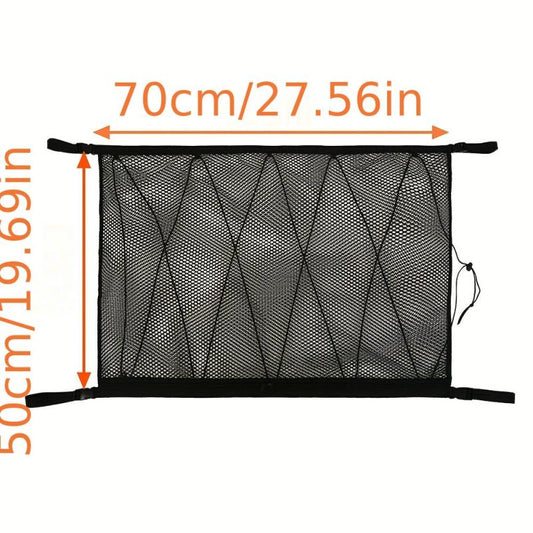Car Roof Storage Net Double Layer Mesh Cargo Net Pocket SUV Accessories