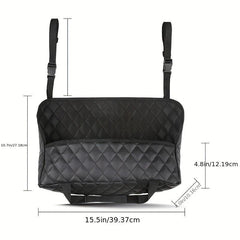 Car Seat Gap Filler PU Leather Storage Bag Organizer