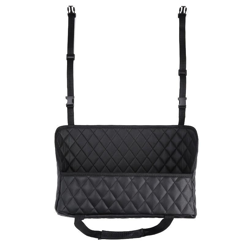 Car Seat Gap Filler PU Leather Storage Bag Organizer