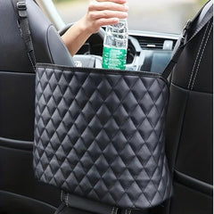 Car Seat Gap Filler PU Leather Storage Bag Organizer