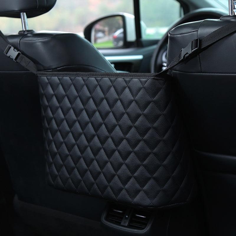 Car Seat Gap Filler PU Leather Storage Bag Organizer