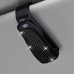 Car Glasses Holder With Rhinestones