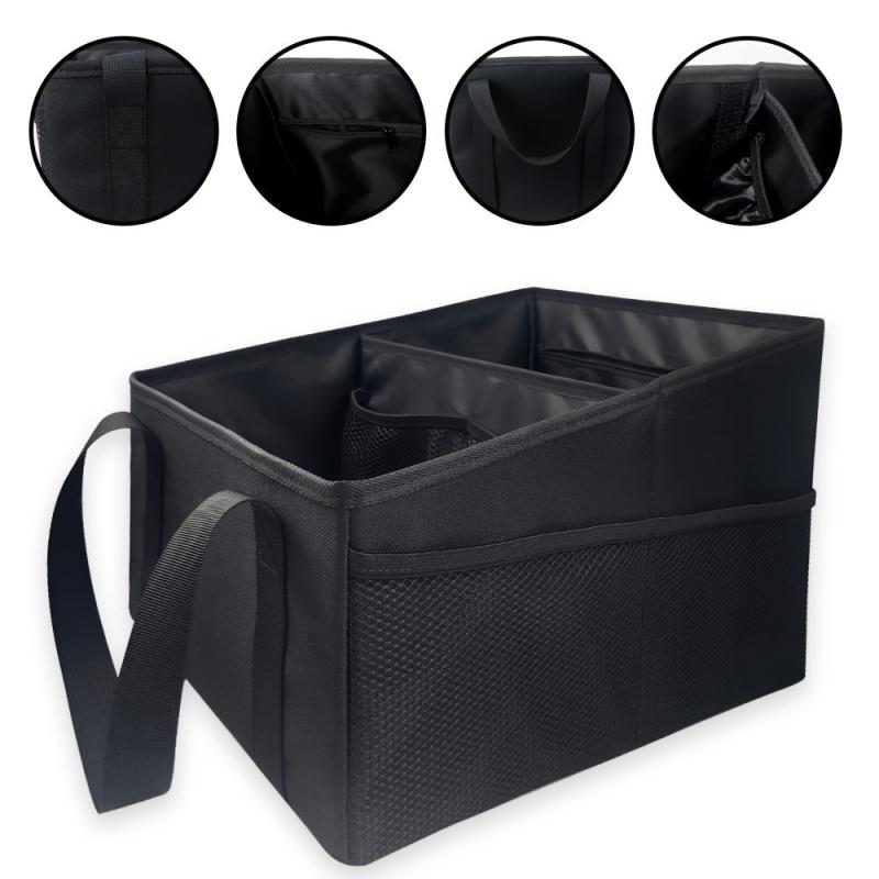 Car Organizer Foldable Large Capacity Storage Box Car Trunk Organizer