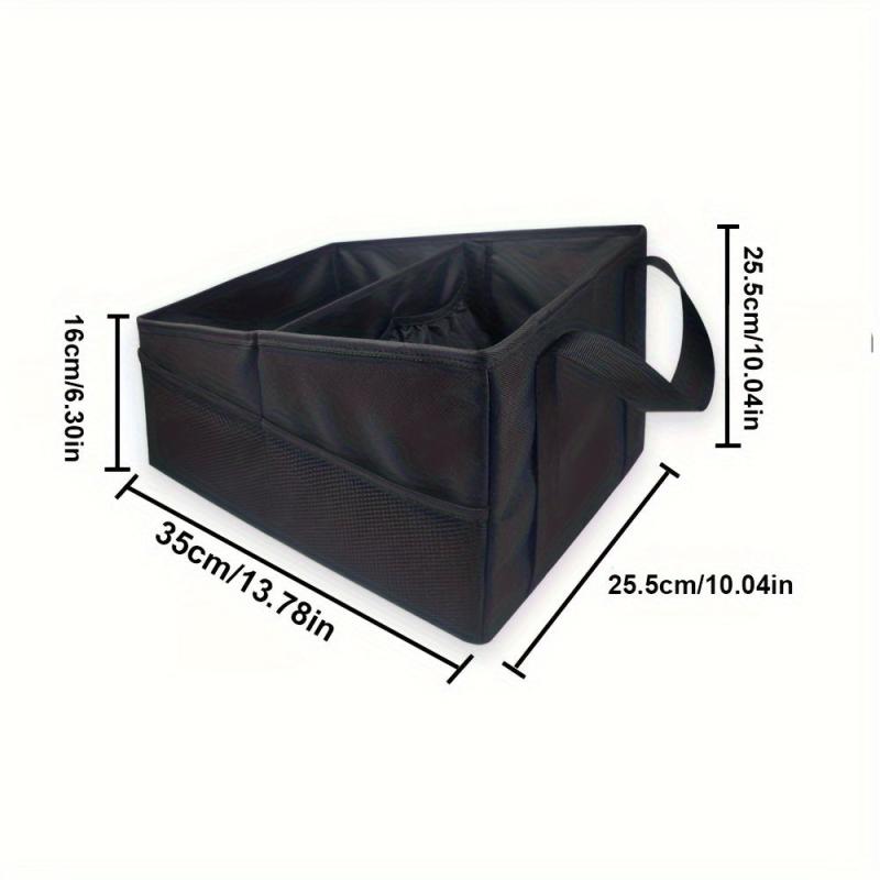 Car Organizer Foldable Large Capacity Storage Box Car Trunk Organizer