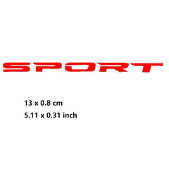 4pcs Sports Car Stickers - Personalize Your Vehicle with Style