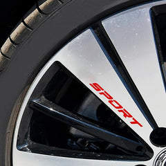 4pcs Sports Car Stickers - Personalize Your Vehicle with Style