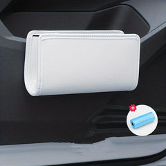 Car Side Door Hanging Storage Box Seat Back Folding Storage Box Trash Can