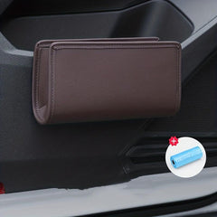 Car Side Door Hanging Storage Box Seat Back Folding Storage Box Trash Can