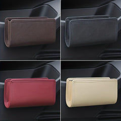Car Side Door Hanging Storage Box Seat Back Folding Storage Box Trash Can