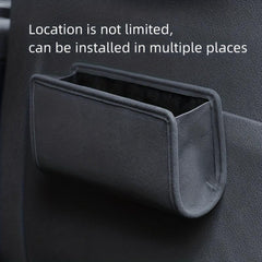 Car Side Door Hanging Storage Box Seat Back Folding Storage Box Trash Can