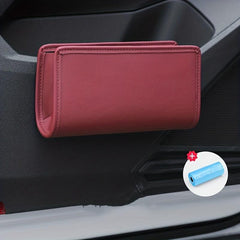 Car Side Door Hanging Storage Box Seat Back Folding Storage Box Trash Can