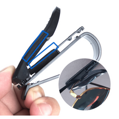 Car Glasses Holder S Shaped ID Ticket Interior Supplies