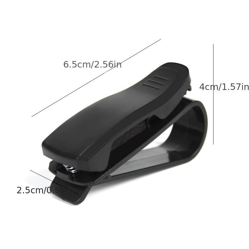 Car Glasses Holder S Shaped ID Ticket Interior Supplies