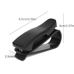 Car Glasses Holder S Shaped ID Ticket Interior Supplies