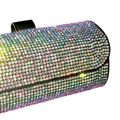 Rhinestone Sunglasses Case Car Visor Organizer