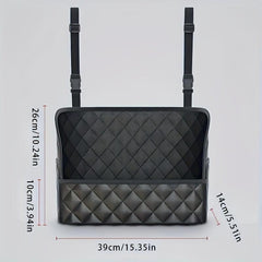 Car Net Pocket Handbag Holder PU Leather Seat Back Organizer For Handbags