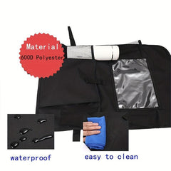 Car Seat Back Anti-kick Bag Car Storage Bag Oxford Cloth Storage Bag