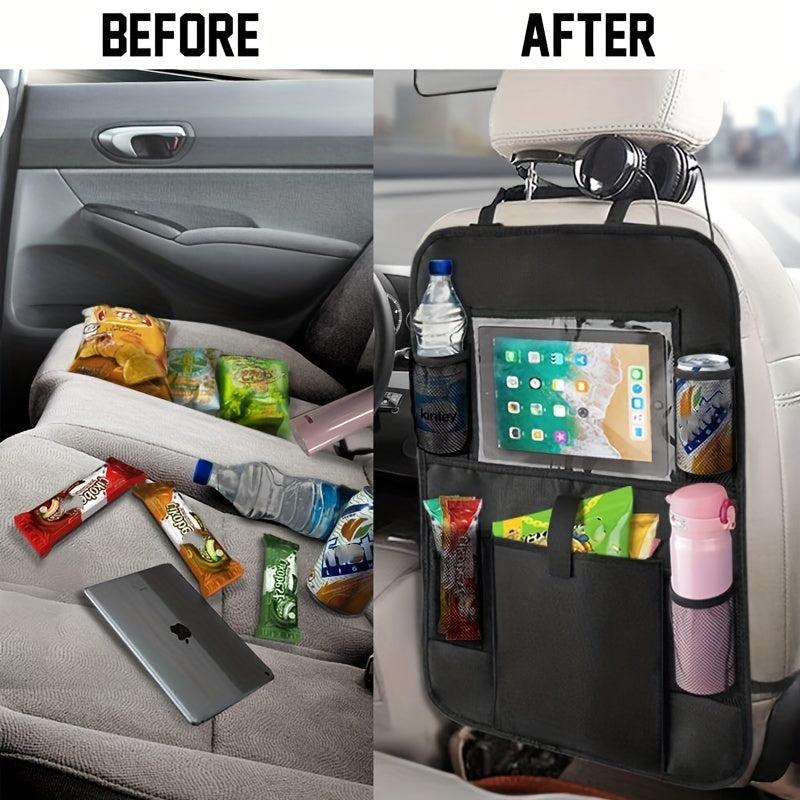 Car Seat Back Anti-kick Bag Car Storage Bag Oxford Cloth Storage Bag