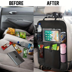 Car Seat Back Anti-kick Bag Car Storage Bag Oxford Cloth Storage Bag