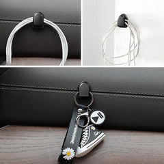 Car Hook Organizer Storage Self Adhesive Wall Hook Hanger Auto Fastener Clip