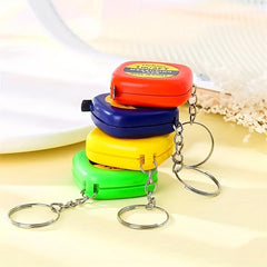 Mini Tape Measure with Car Keychain Attachment