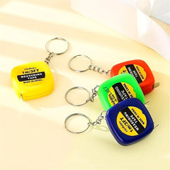 Mini Tape Measure with Car Keychain Attachment