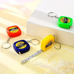 Mini Tape Measure with Car Keychain Attachment