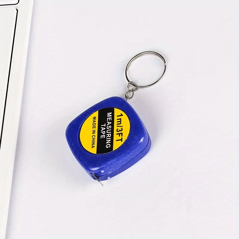 Mini Tape Measure with Car Keychain Attachment