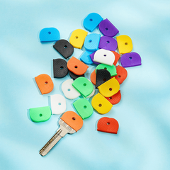 10pcs Colorful Silicone Keycap Set for Easy Key Identification