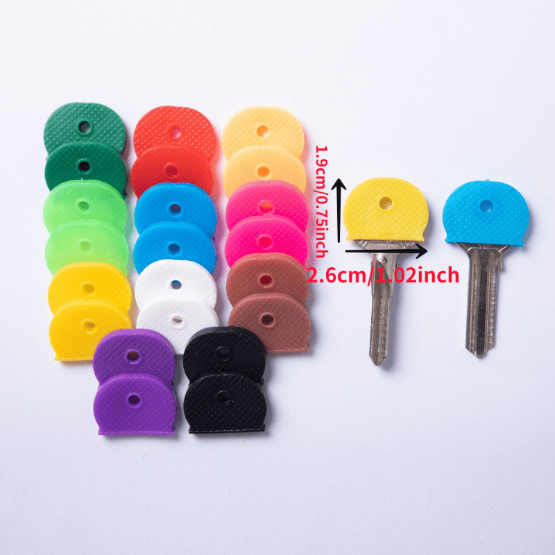 10pcs Colorful Silicone Keycap Set for Easy Key Identification