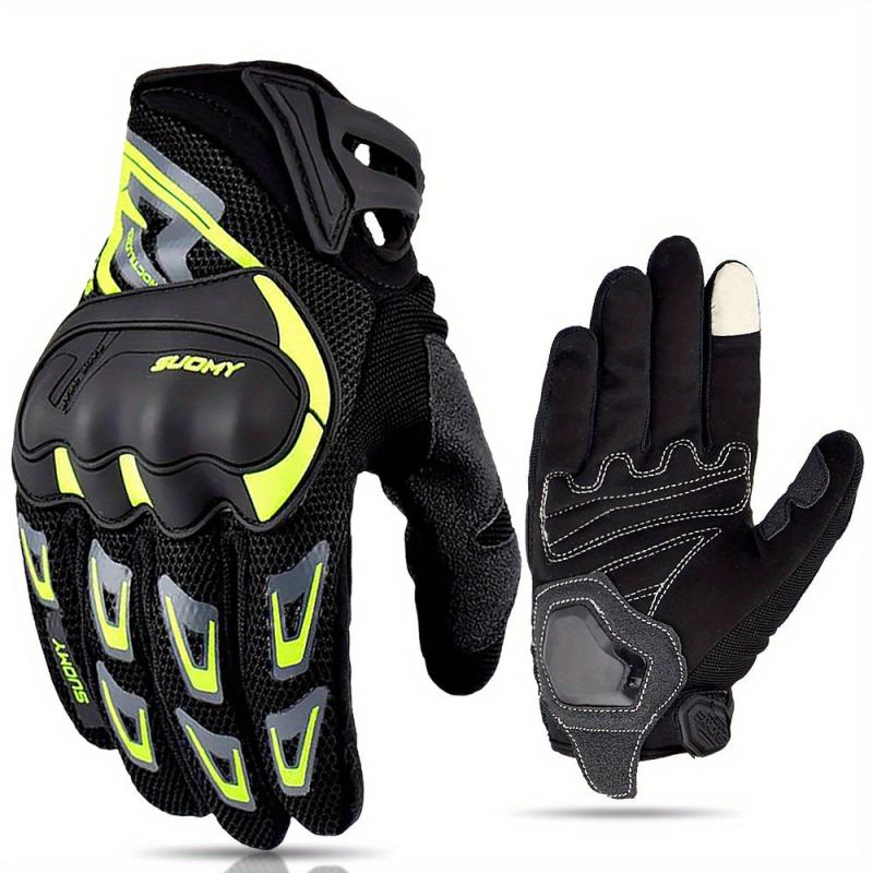 Summer Motorcycle Gloves Men Touch Screen Biker Cycling Moto Protective