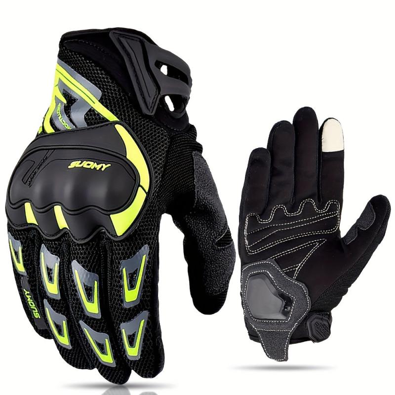 Summer Motorcycle Gloves Men Touch Screen Biker Cycling Moto Protective