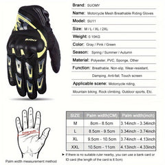 Summer Motorcycle Gloves Men Touch Screen Biker Cycling Moto Protective