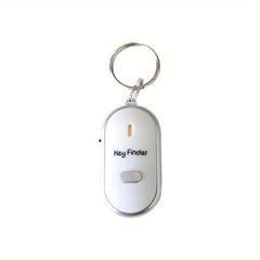 LED Whistle Key Finder Flashing Beeping Sound Control Alarm