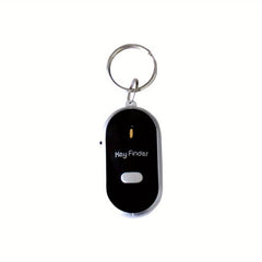 LED Whistle Key Finder Flashing Beeping Sound Control Alarm