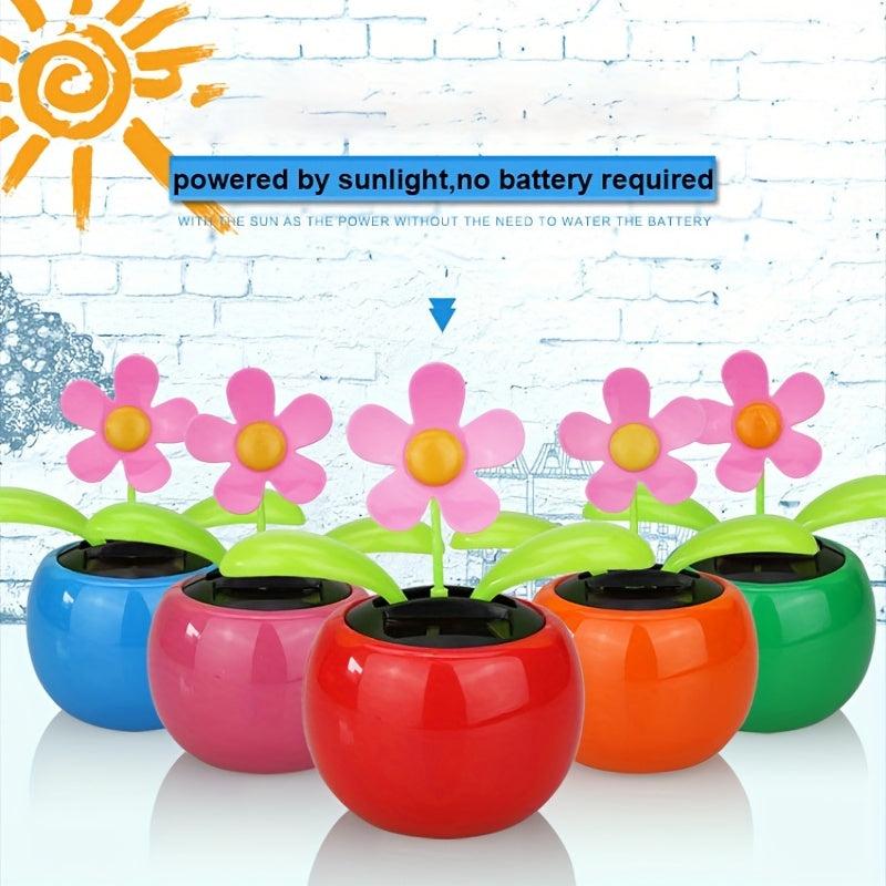 Car Solar Swing Sun Flower Shaking Head Car Decoration