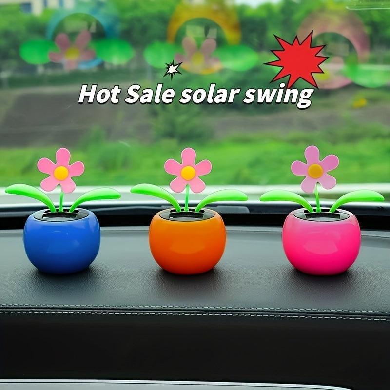 Car Solar Swing Sun Flower Shaking Head Car Decoration