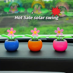 Car Solar Swing Sun Flower Shaking Head Car Decoration
