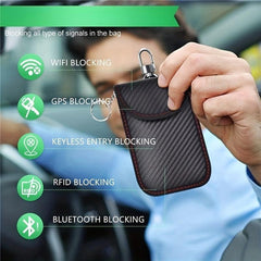 Car Key Signal Blocking Bag Keyless Entry Car Key Bag For Car Security