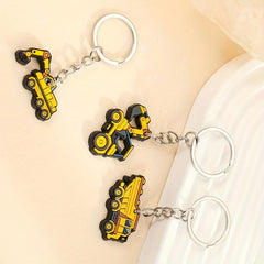 3pcs Engineering Car Key Chain Creative Style Personality