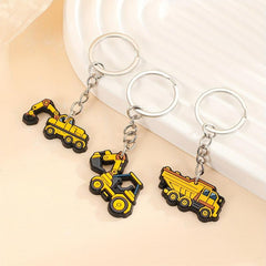 3pcs Engineering Car Key Chain Creative Style Personality