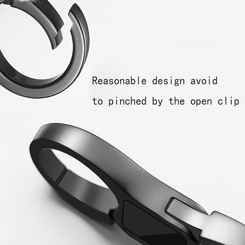 Creative Metal Waist Keychain Double Headed Car Key Ring Gift