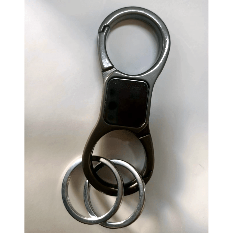 Creative Metal Waist Keychain Double Headed Car Key Ring Gift