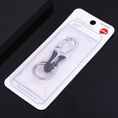 Metal Car Keychain Business Waist Hanging Keychain Gentleman Keyring